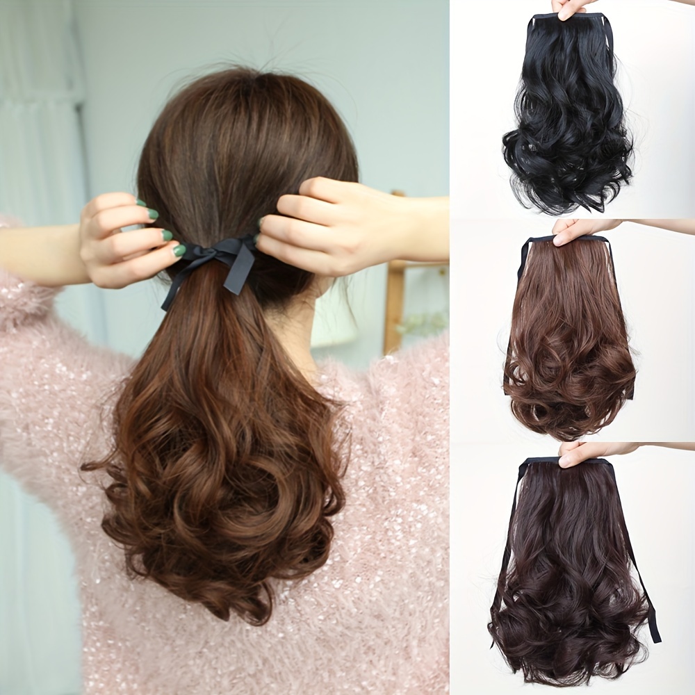 Ponytail Hair Extensions With Ribbon Tie Black Heat Resistant Synthetic Hair Extension Ponytail Hair Piece Hair Accessories
Ponytail Hair Extensions With Ribbon Tie Black Heat Resistant Synthetic Hair Extension Ponytail Hair Piece Hair Accessories
