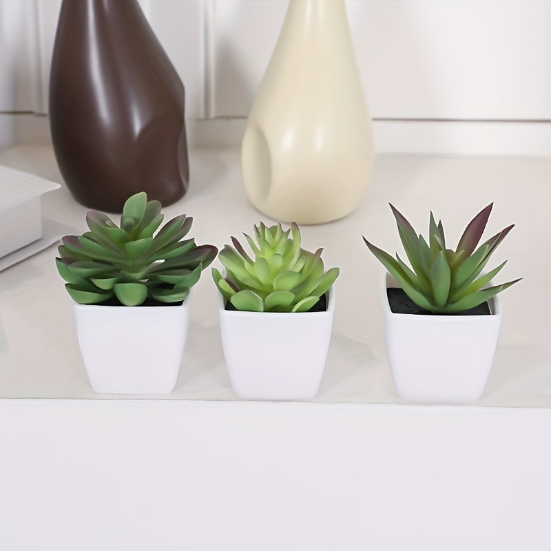 3pcs, Artificial Succulent Plants, Mini Potted Plant, Fake Succulents For Indoor Decor Office Room Decoration
3pcs, Artificial Succulent Plants, Mini Potted Plant, Fake Succulents For Indoor Decor Office Room Decoration