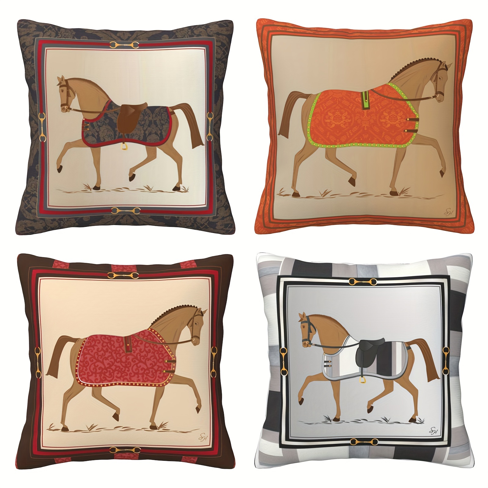 4pcs Fashion New Emerald Square Polyester Cushion Cover, Throw Pillow Cover, Bedroom Accessories, Sofa Cushion Cover, Living Room Throw Pillow Cover (no Pillow Core)
4pcs Fashion New Emerald Square Polyester Cushion Cover, Throw Pillow Cover, Bedroom Accessories, Sofa Cushion Cover, Living Room Throw Pillow Cover (no Pillow Core)