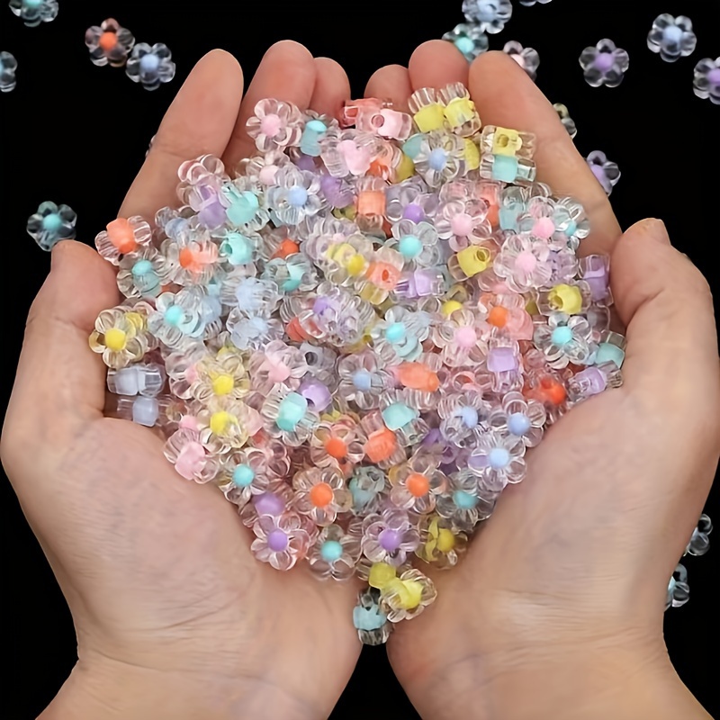 100pcs Transparent Flower Beads For Jewelry Making Diy Daily Use Bracelet Earrings Necklace Decors Handmade Craft Supplies
100pcs Transparent Flower Beads For Jewelry Making Diy Daily Use Bracelet Earrings Necklace Decors Handmade Craft Supplies