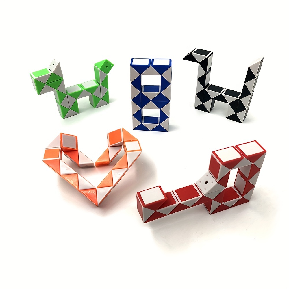 Children's Educational Toy Rubik's Cube Intelligence Variety Magic Ruler Toy 24 Segments Changeable Pocket Magic Ruler Color Random 1pc
Children's Educational Toy Rubik's Cube Intelligence Variety Magic Ruler Toy 24 Segments Changeable Pocket Magic Ruler Color Random 1pc