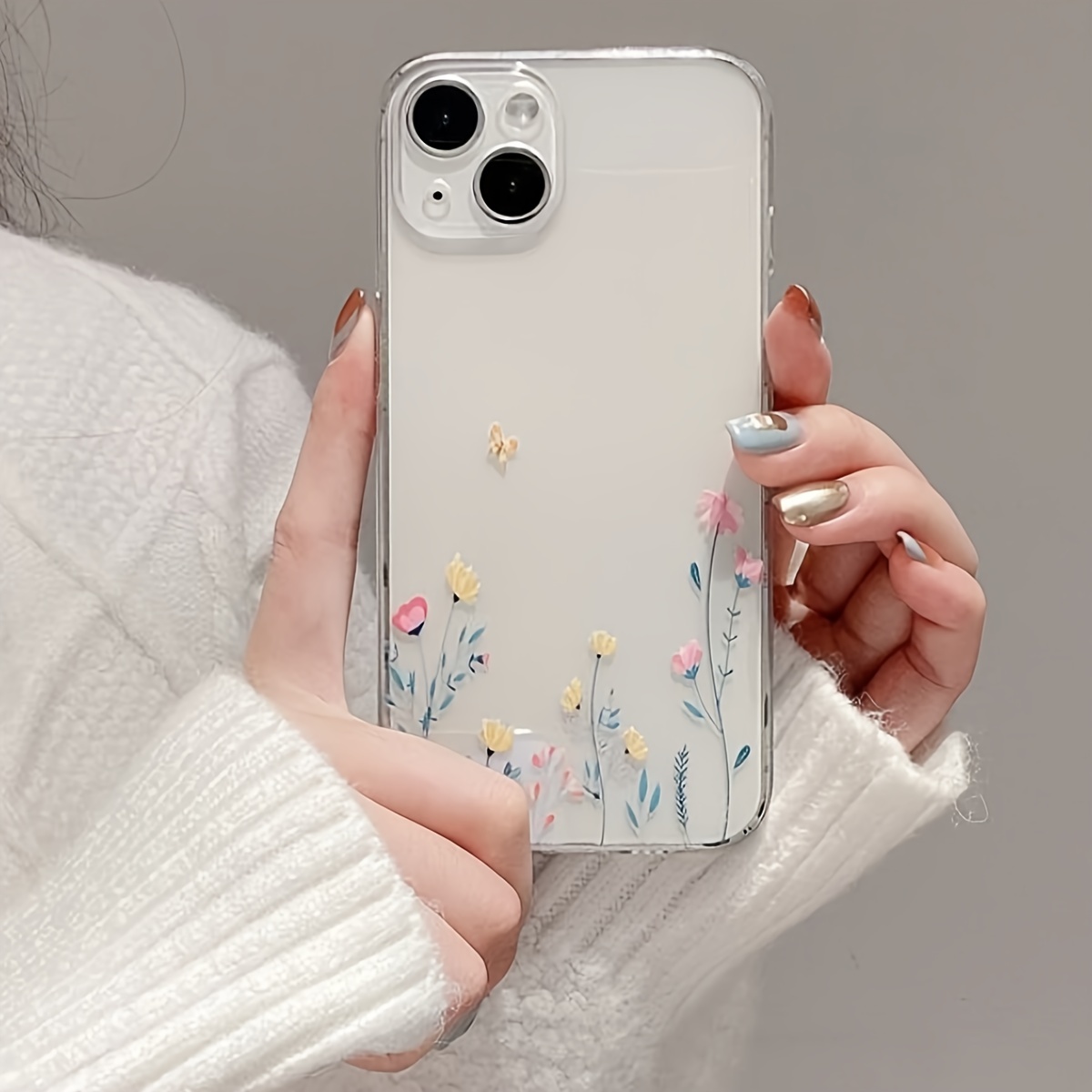 Transparent Flower Graphic Protective Phone Case For Iphone 11/12/13/14/12 Pro Max/11 Pro/14 Pro/15, Gift For Birthday, Girlfriend, Boyfriend
Transparent Flower Graphic Protective Phone Case For Iphone 11/12/13/14/12 Pro Max/11 Pro/14 Pro/15, Gift For Birthday, Girlfriend, Boyfriend