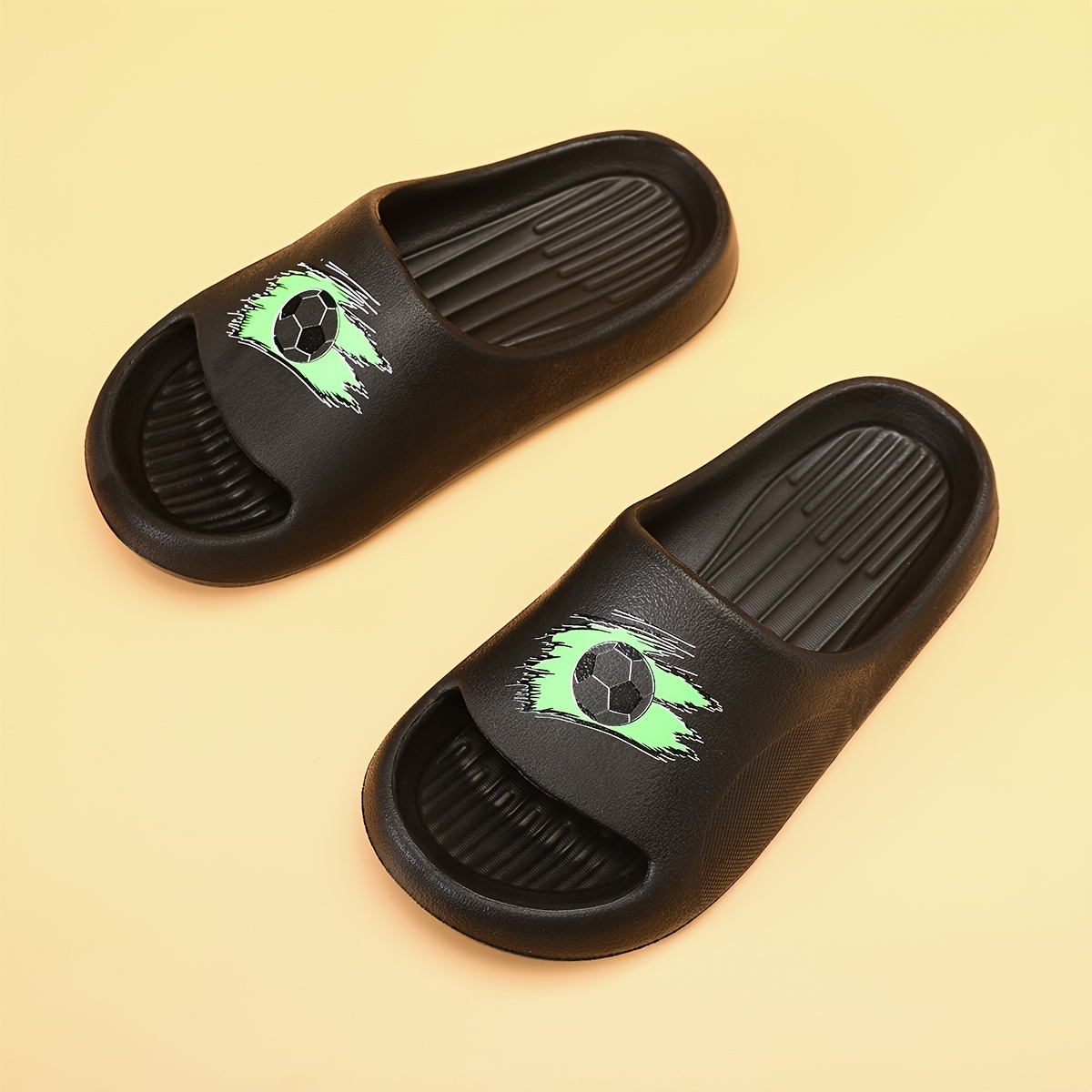 Casual Open Toe Slippers For Boys, Non Slip Lightweight Slippers For Indoor Shower Pool, All Seasons
Casual Open Toe Slippers For Boys, Non Slip Lightweight Slippers For Indoor Shower Pool, All Seasons