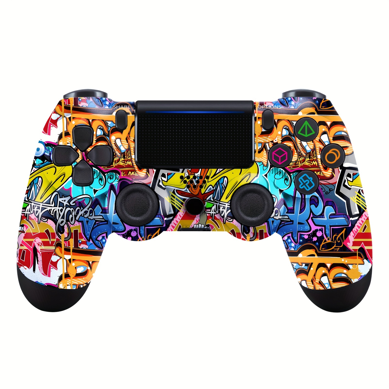 

For Ps4 Controller Wireless, With Usb Cable/1000mah Battery/dual Vibration/6-axis Motion Control/3.5mm Audio Jack/multi Touch Pad/share Button, Ps4 Controller Compatible With Ps4/slim/pro/pc