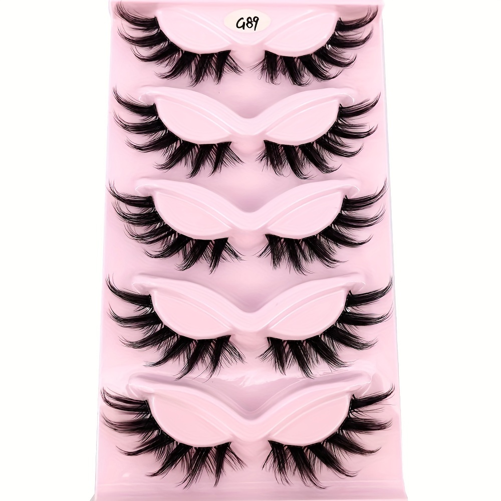New 5 Pairs Cat Eye 3d Mink Eyelashes Wings Natural Realistic Messy Eyelash Tips False Eyelashes Soft False Eyelashes
New 5 Pairs Cat Eye 3d Mink Eyelashes Wings Natural Realistic Messy Eyelash Tips False Eyelashes Soft False Eyelashes
