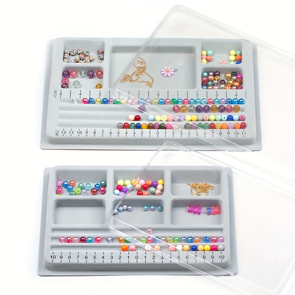 The Hobbyworker Bracelet Beading Board With Lid, With Scale & Grid For Beginners Diy Craft Jewelry Making Tool -beading Trays
The Hobbyworker Bracelet Beading Board With Lid, With Scale & Grid For Beginners Diy Craft Jewelry Making Tool -beading Trays