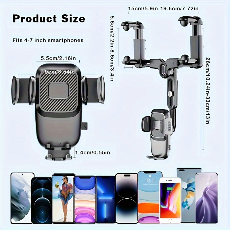 Mobile Phone Car Holder 2024 New Car Navigation Recorder Hanging Support Bracket Buckle Type
Mobile Phone Car Holder 2024 New Car Navigation Recorder Hanging Support Bracket Buckle Type