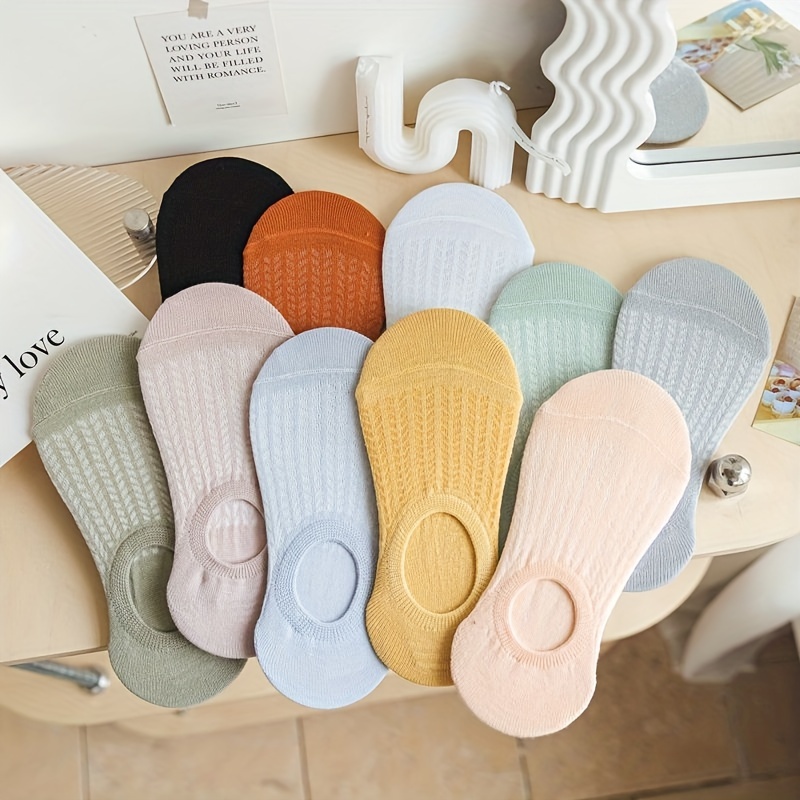 10 Pairs Mesh Invisible Socks, Lightweight & Comfy Low Cut Ankle Socks, Women's Stockings & Hosiery
10 Pairs Mesh Invisible Socks, Lightweight & Comfy Low Cut Ankle Socks, Women's Stockings & Hosiery