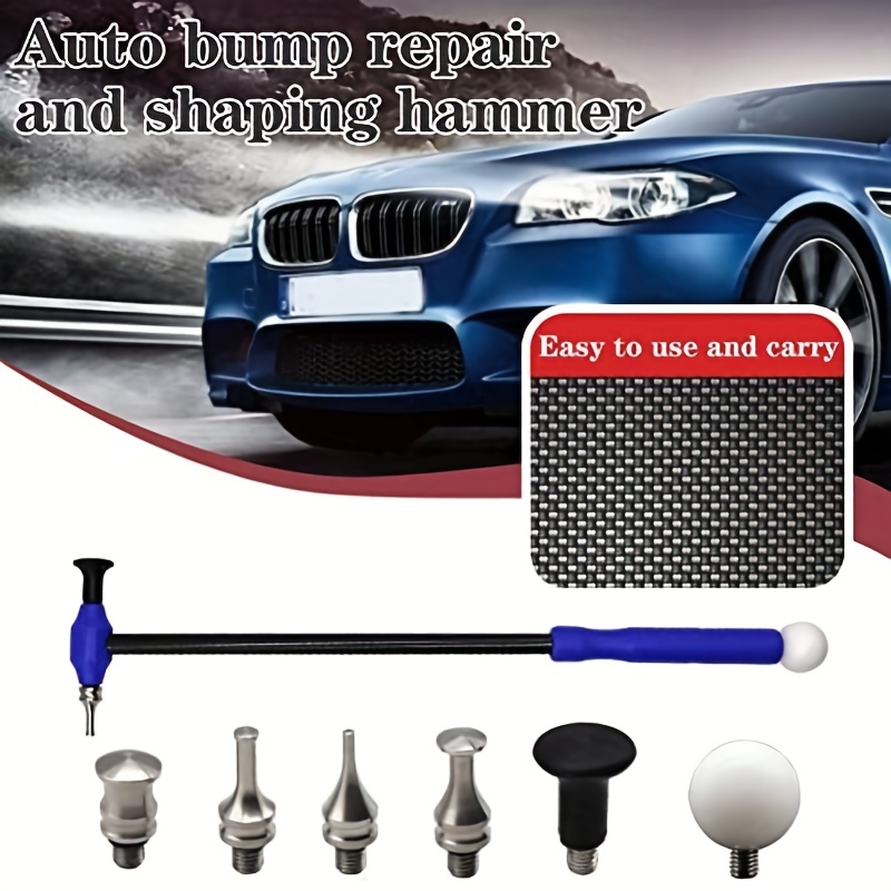 Titanium Alloy Tapper Hammer With Carbon Fiber Handle Multi-head Hammer Car Dent Repair Accessories For Car Dent Repair Tools
Titanium Alloy Tapper Hammer With Carbon Fiber Handle Multi-head Hammer Car Dent Repair Accessories For Car Dent Repair Tools