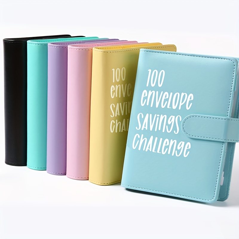 

100 Envelope Challenge Binder Easy And Fun Way To Save $5, 050 Savings Moneychallenges Binder Budget Binder With Cash Notebook 25 Inner Pages (without Numbers)+1 Digital Page