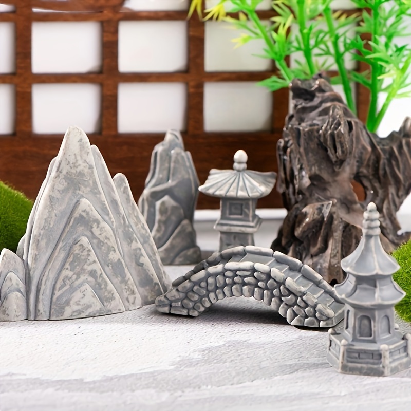 15pcs Rockery Stone Pagoda Building Resin Decoration - Vintage Rockery Stone Pagoda Building Resin Decoration Micro Landscape Garden Sand Table Landscape Decor
15pcs Rockery Stone Pagoda Building Resin Decoration - Vintage Rockery Stone Pagoda Building Resin Decoration Micro Landscape Garden Sand Table Landscape Decor