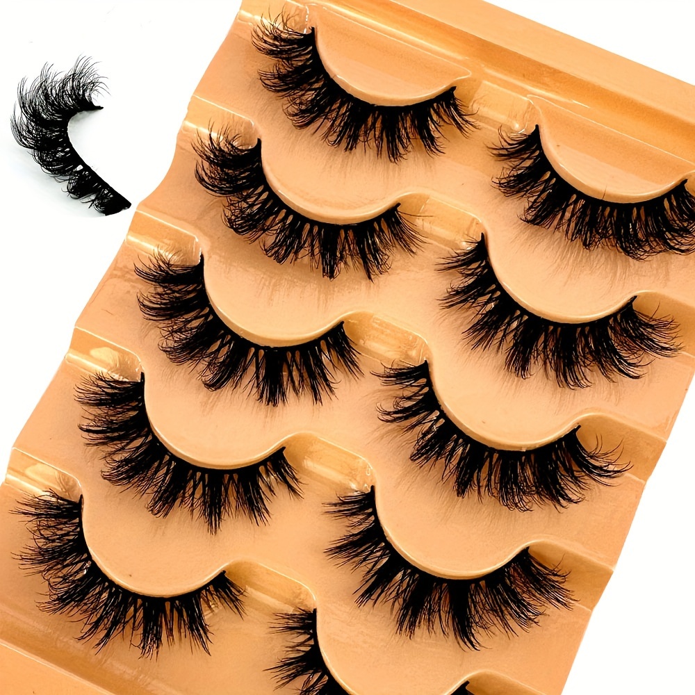 5 Pairs Amsdcn 3d Mink False Eyelashes Set, Natural Fluffy Cat , D , 0.07mm Thickness, Reusable, Beginner Friendly, Multiple Lengths (10-18mm), Extra Faux Cils, Wholesale Makeup Tool
5 Pairs Amsdcn 3d Mink False Eyelashes Set, Natural Fluffy Cat , D , 0.07mm Thickness, Reusable, Beginner Friendly, Multiple Lengths (10-18mm), Extra Faux Cils, Wholesale Makeup Tool