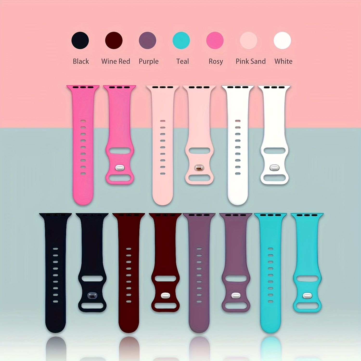 Compatible With Of 49mm, 45mm, 44mm, 42mm, 41mm, 40mm, And 38mm, Suitable For Both Men And Women. The Replacement Strap For Iwatch Soft Silicone And For Iwatch Series Se 7 6 5 4 3 2 1
Compatible With Of 49mm, 45mm, 44mm, 42mm, 41mm, 40mm, And 38mm, Suitable For Both Men And Women. The Replacement Strap For Iwatch Soft Silicone And For Iwatch Series Se 7 6 5 4 3 2 1