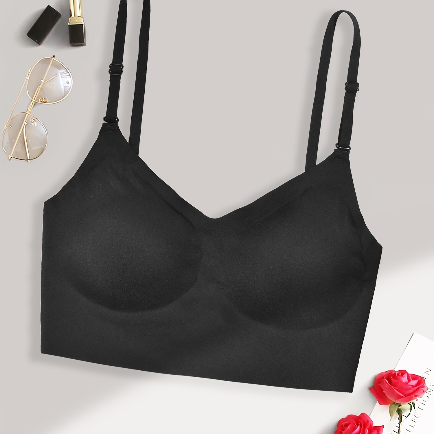 Cross Straps Backless Elegant Low-back Wireless Bra With Breathable Fabric And Removable Pads, Comfortable Support And Lift Underwear
Cross Straps Backless Elegant Low-back Wireless Bra With Breathable Fabric And Removable Pads, Comfortable Support And Lift Underwear