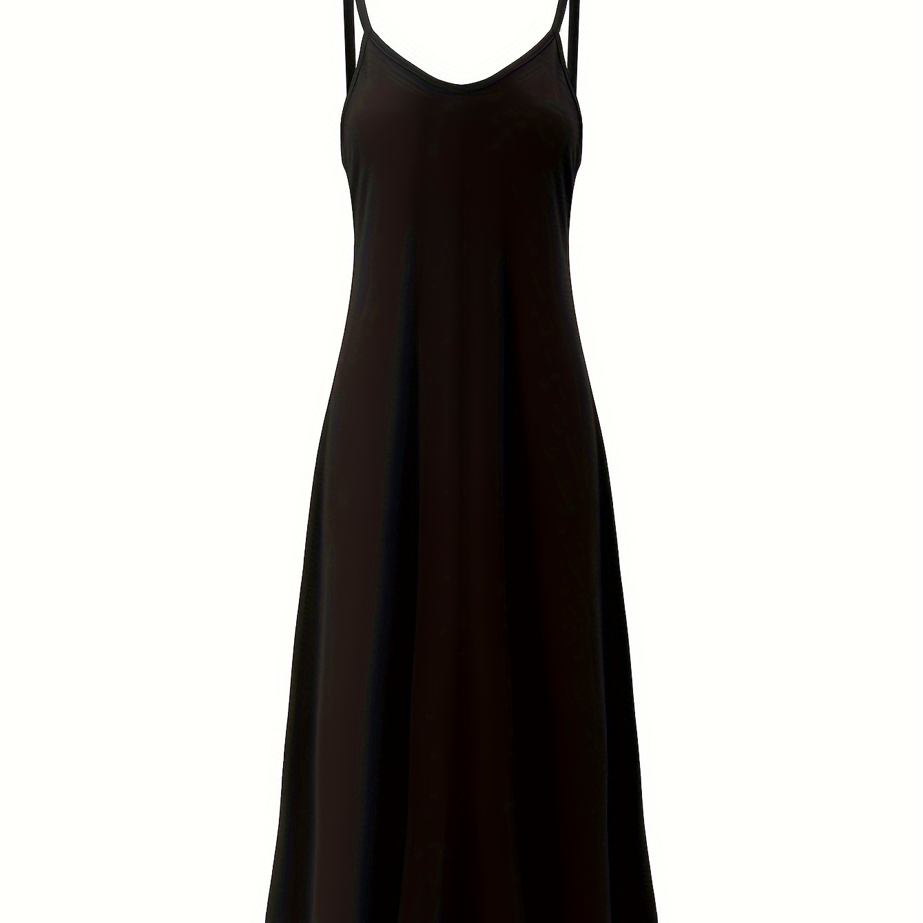 Simple Solid Lounge Dresses, Comfy Crew Neck Slip Home Dress, Women's Loungewear & Dresses
Simple Solid Lounge Dresses, Comfy Crew Neck Slip Home Dress, Women's Loungewear & Dresses