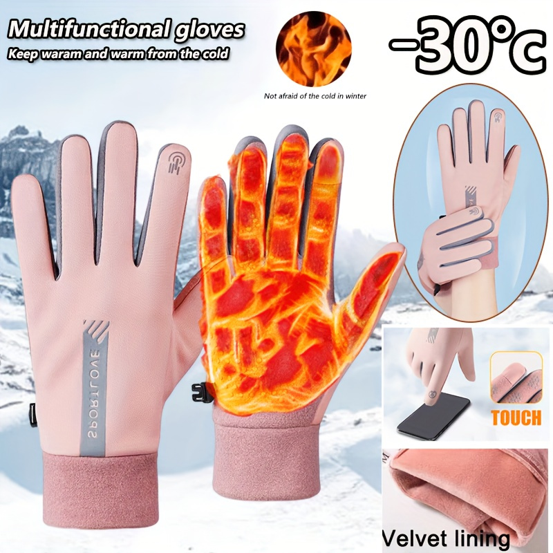 Touch Screen Winter Warm Gloves, Women's Windproof Non-slip Running Cycling Outdoor Work Gloves
Touch Screen Winter Warm Gloves, Women's Windproof Non-slip Running Cycling Outdoor Work Gloves