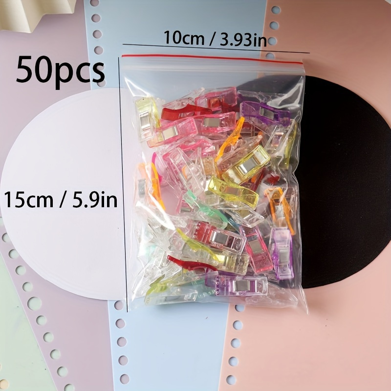 10/20/30/50/100pcs Colorful Sewing Clips For Quilting Crafting, Multipurpose Quilting Clips For Sew Binding Edge Positioning Clip, Hand Ledger, Fixed Fabric Diy Crafting Clip
10/20/30/50/100pcs Colorful Sewing Clips For Quilting Crafting, Multipurpose Quilting Clips For Sew Binding Edge Positioning Clip, Hand Ledger, Fixed Fabric Diy Crafting Clip