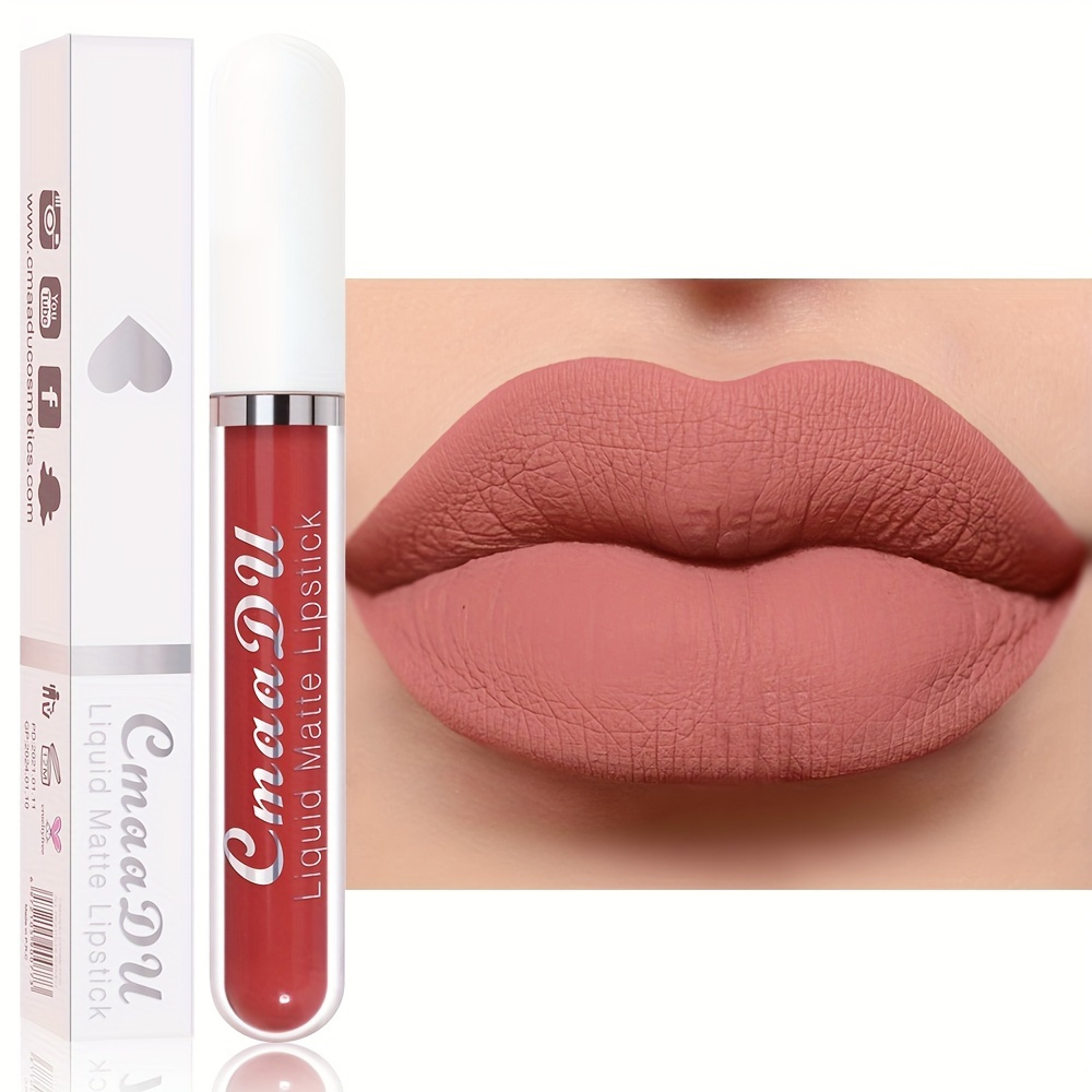 (velvet Chocolate) Single Matte Liquid Lipstick Women's Lip Color Set 18 Colors Original Matte Long-lasting Power 24 Dark Red Original 24-hour Lipstick Long-lasting Waterproof
(velvet Chocolate) Single Matte Liquid Lipstick Women's Lip Color Set 18 Colors Original Matte Long-lasting Power 24 Dark Red Original 24-hour Lipstick Long-lasting Waterproof