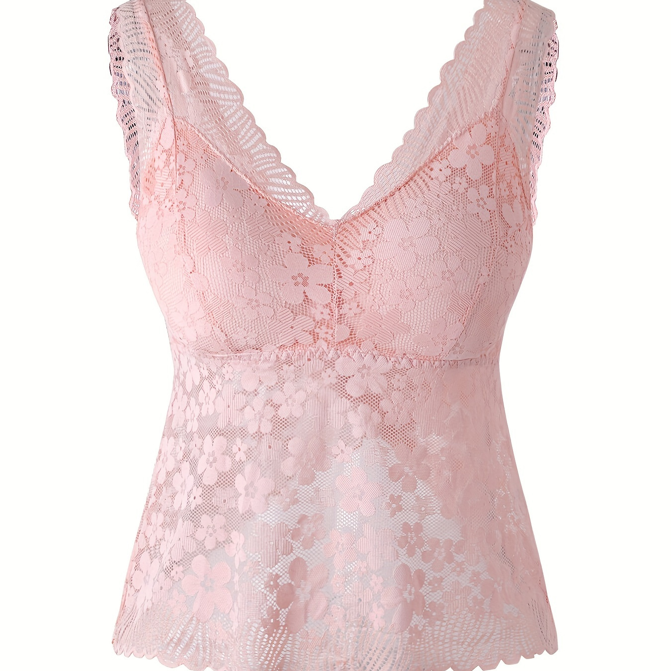 Contrast Lace Tank Top, Scallop Trim Cut Out Backless Top, Women's Lingerie & Underwear
Contrast Lace Tank Top, Scallop Trim Cut Out Backless Top, Women's Lingerie & Underwear