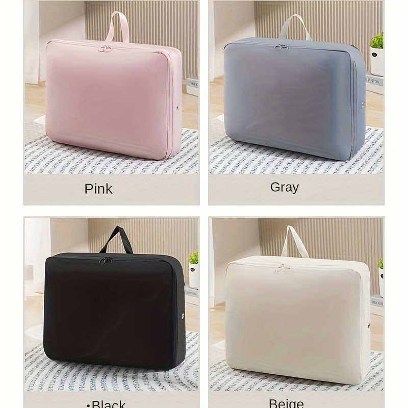 Large Capacity Clothes Storage Bags, Portable Travel Organizer, With Handle, Down Jacket & Quilt Compressor Bags
Large Capacity Clothes Storage Bags, Portable Travel Organizer, With Handle, Down Jacket & Quilt Compressor Bags