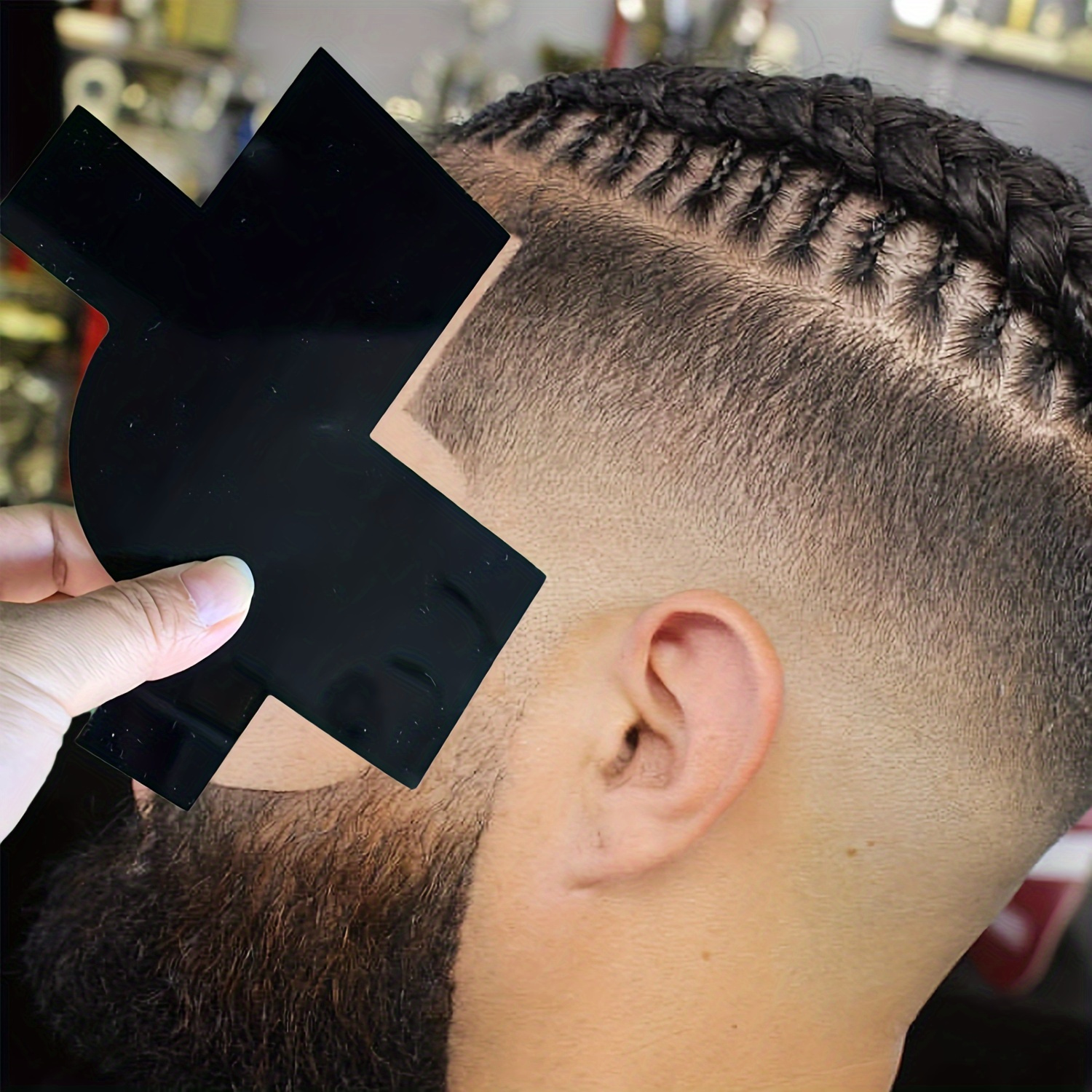 Hairline & Beard Shaping Tool Set - Haircut Enhancer Template, Beard Mustache Detailing & Styling Kit, Hairline Contouring Fill , Multipurpose Grooming Accessories For Men, Unscented
Hairline & Beard Shaping Tool Set - Haircut Enhancer Template, Beard Mustache Detailing & Styling Kit, Hairline Contouring Fill , Multipurpose Grooming Accessories For Men, Unscented