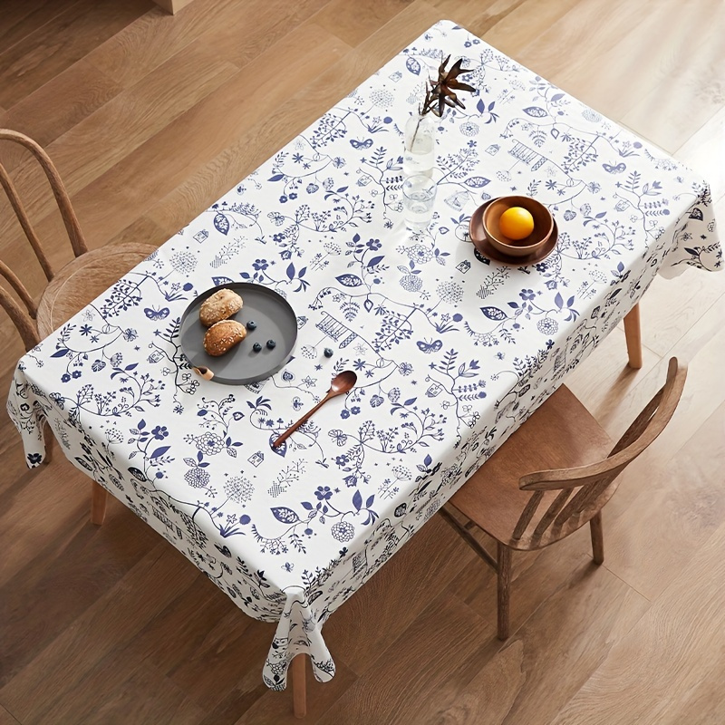 Waterproof & Oil-resistant Floral Pvc Tablecloth - Easy Clean, Heat-proof For Dining & Coffee Tables, Modern Home Decor Waterproof Tablecloth Outdoor Table Cloth Waterproof
Waterproof & Oil-resistant Floral Pvc Tablecloth - Easy Clean, Heat-proof For Dining & Coffee Tables, Modern Home Decor Waterproof Tablecloth Outdoor Table Cloth Waterproof
