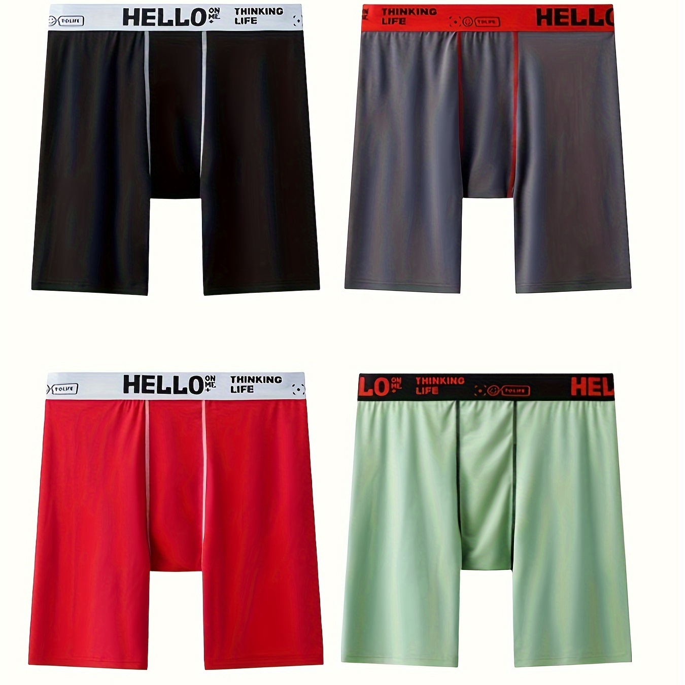 4pcs Men's Boxer Briefs Set Comfortable Daily Comfortable Cotton Sports Boxer Briefs Set
4pcs Men's Boxer Briefs Set Comfortable Daily Comfortable Cotton Sports Boxer Briefs Set