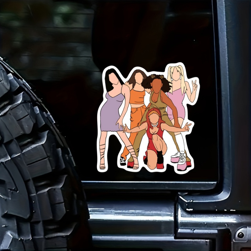 Autocollants en Vinyle Inspirés des Années 90 - Thèmes Spice Girls & Musique Pop, Parfaits pour Accessoires Extérieurs de Voiture, 1pc
Autocollants en Vinyle Inspirés des Années 90 - Thèmes Spice Girls & Musique Pop, Parfaits pour Accessoires Extérieurs de Voiture, 1pc