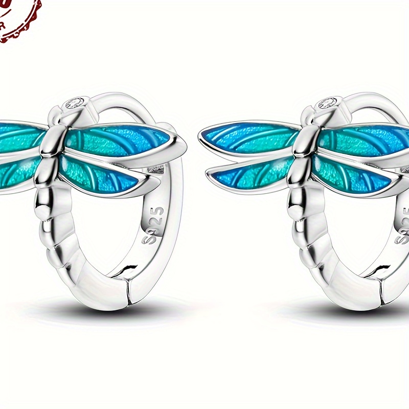 925 Sterling Silver Elegant Style Colorful Dragonfly Earring Hypoallergenic Daily Earrings For Women Diy Jewelry Gift
925 Sterling Silver Elegant Style Colorful Dragonfly Earring Hypoallergenic Daily Earrings For Women Diy Jewelry Gift