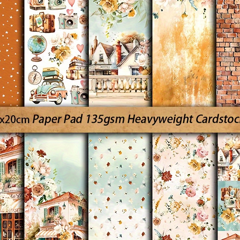 10 Sheets Our Destination Scrapbook Material Paper Large Size Non-sticky Supplies For Journal Diy Stationery Art Crafts
10 Sheets Our Destination Scrapbook Material Paper Large Size Non-sticky Supplies For Journal Diy Stationery Art Crafts