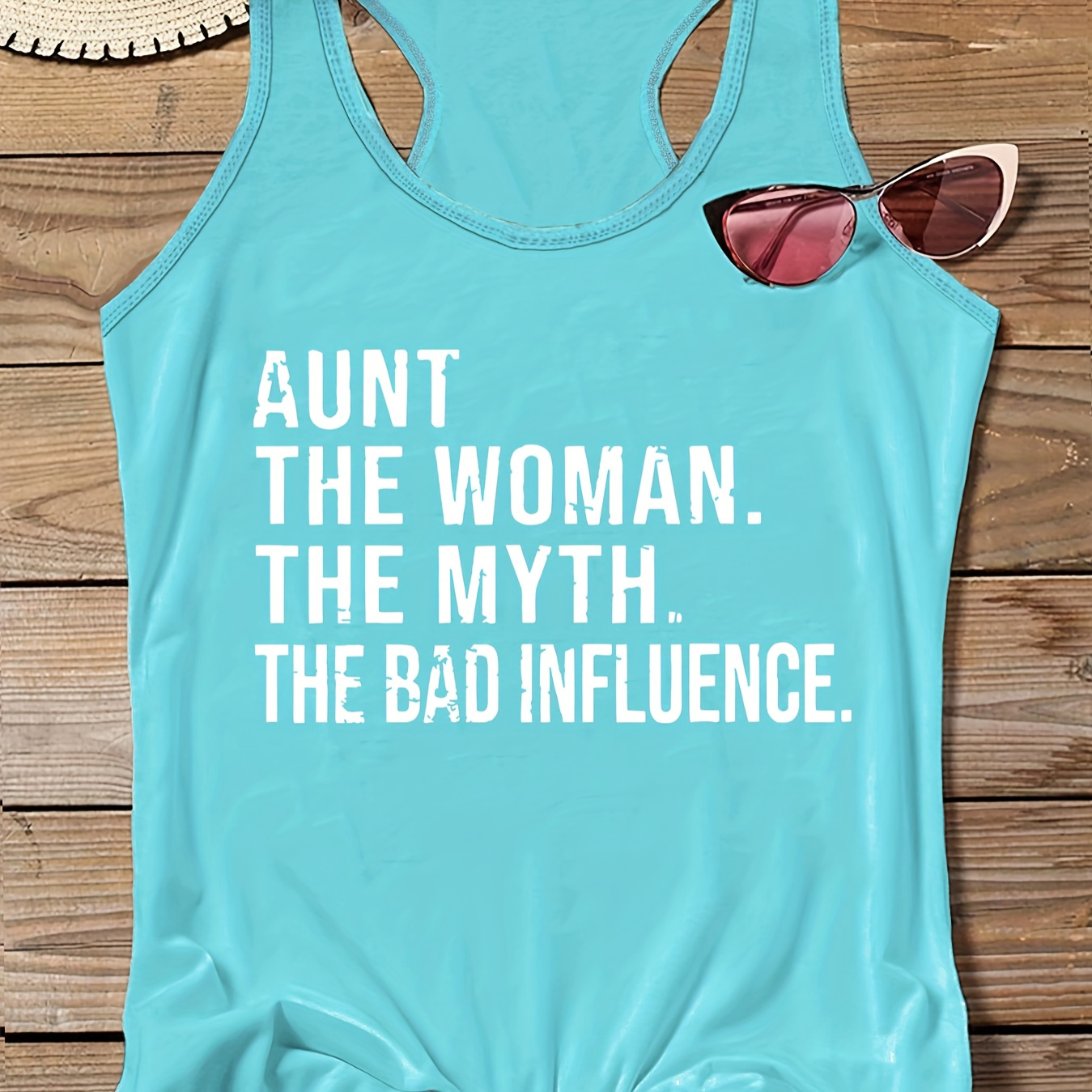 Plus Size Letter Print Tank Top, Casual Crew Neck Sleeveless Tank Top For Summer, Women's Plus Size clothing
Plus Size Letter Print Tank Top, Casual Crew Neck Sleeveless Tank Top For Summer, Women's Plus Size clothing
