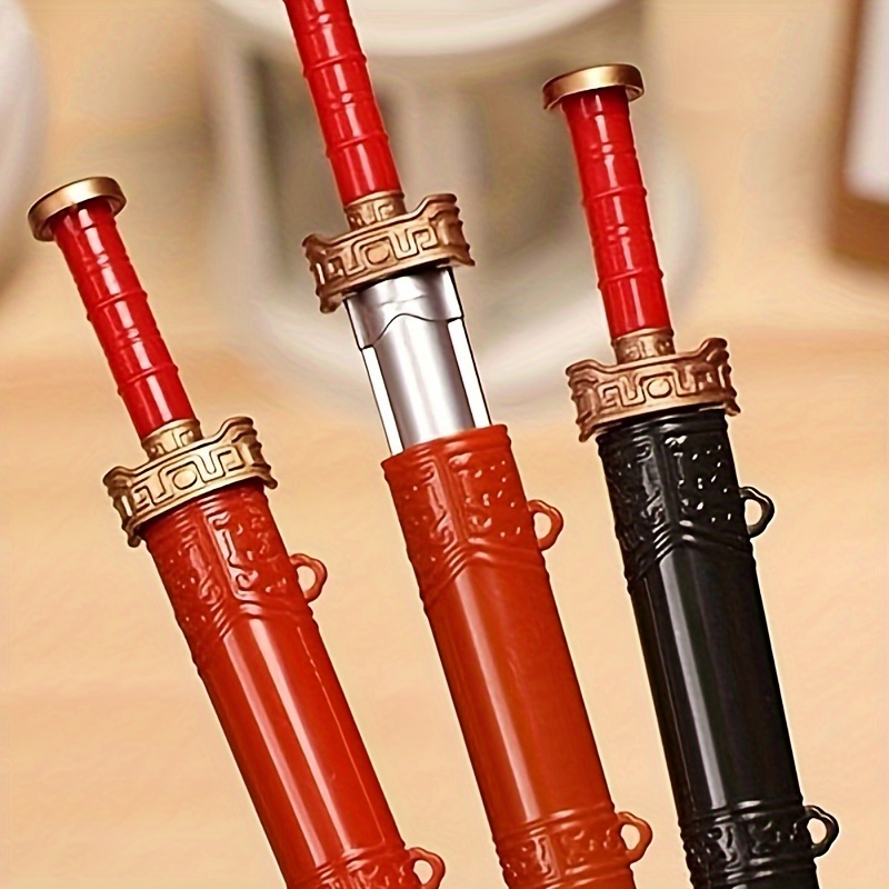2pcs Creative China Sword Neutral Pengel Pen - Smooth Medium Point, School, Office, & Gifts
2pcs Creative China Sword Neutral Pengel Pen - Smooth Medium Point, School, Office, & Gifts