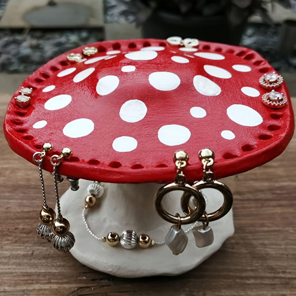 1pc Whimsycrafts Red Earring - Plastic And Jewelry Display Stand For , , And Small Accessories - Decorative Organizer
1pc Whimsycrafts Red Earring - Plastic And Jewelry Display Stand For , , And Small Accessories - Decorative Organizer