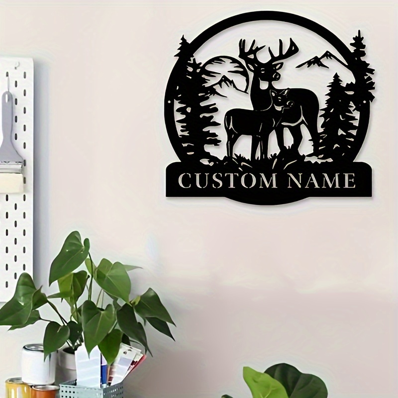 Custom Name Metal Deer & - Personalized Decor, Ideal For All , Wall Hanging, Contemporary Style, Ornament
Custom Name Metal Deer & - Personalized Decor, Ideal For All , Wall Hanging, Contemporary Style, Ornament