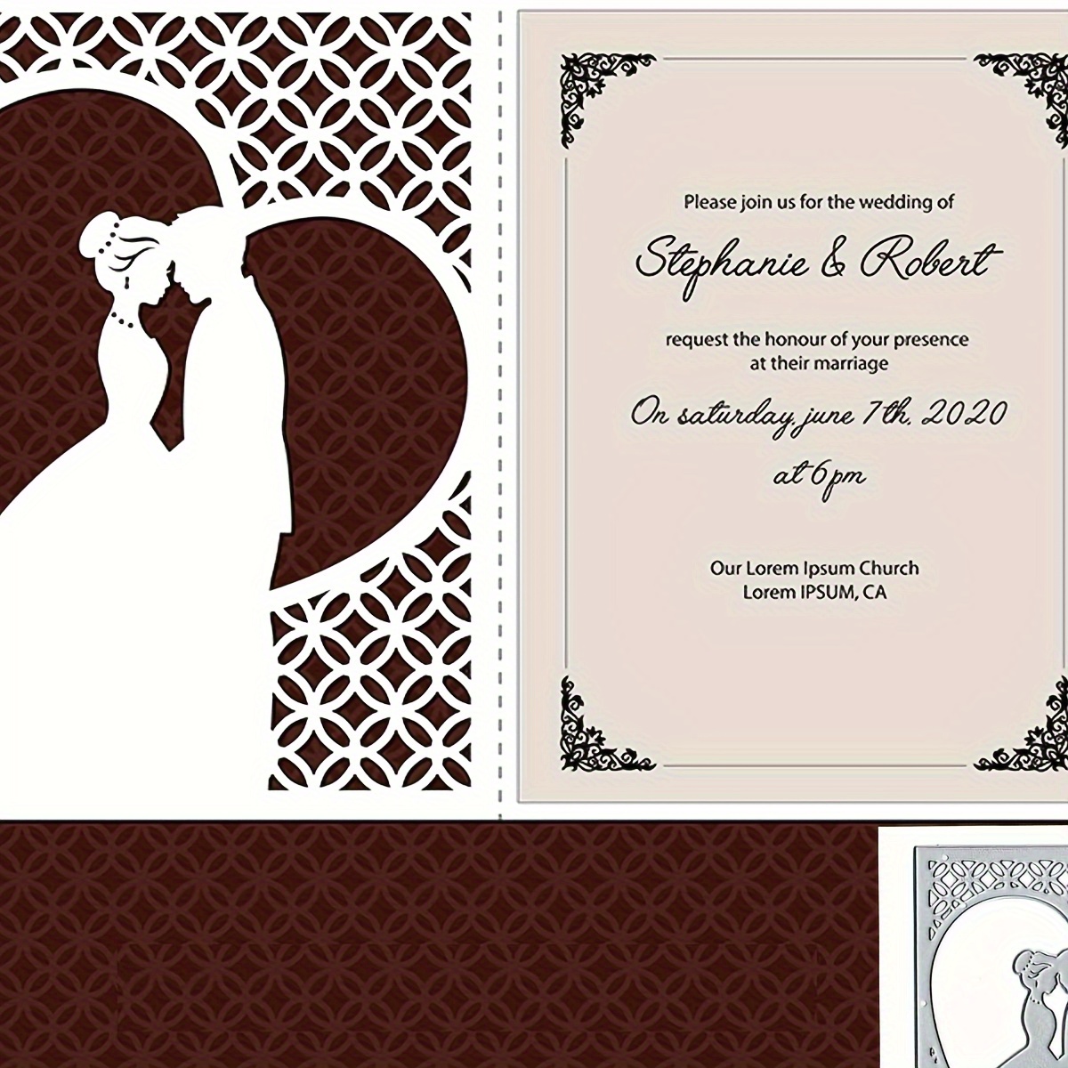 1pc Metal Die Cut, 2024 Wedding Metal Cutting Die For Paper Card Making Scrapbooking Diy Cards Photo Album Craft Decorations
1pc Metal Die Cut, 2024 Wedding Metal Cutting Die For Paper Card Making Scrapbooking Diy Cards Photo Album Craft Decorations