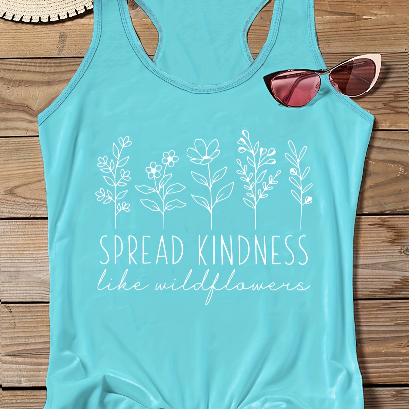 Plus Size Letter Print Tank Top, Casual Crew Neck Sleeveless Tank Top For Summer, Women's Plus Size clothing
Plus Size Letter Print Tank Top, Casual Crew Neck Sleeveless Tank Top For Summer, Women's Plus Size clothing