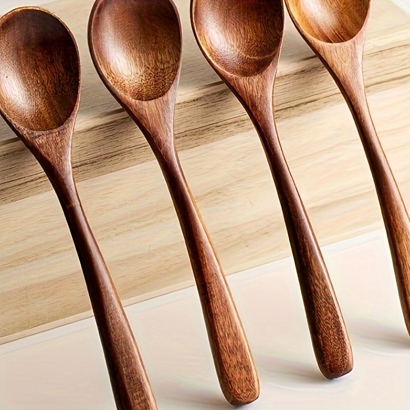 Ensemble de 4 Cuillères en Bois Réutilisables, Adaptées pour le Dîner, , et les Desserts - Parfaites pour les Fêtes et les Gadgets de Cuisine
Ensemble de 4 Cuillères en Bois Réutilisables, Adaptées pour le Dîner, , et les Desserts - Parfaites pour les Fêtes et les Gadgets de Cuisine