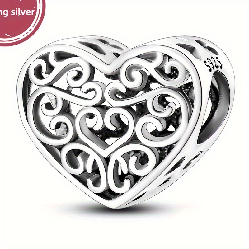 925 Sterling Silver Entangled Love Beads Charms Fit Bracelets Necklace Simple Style Women Diy Jewelry Gift
925 Sterling Silver Entangled Love Beads Charms Fit Bracelets Necklace Simple Style Women Diy Jewelry Gift
