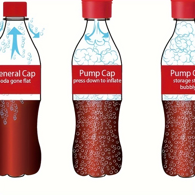 1pc Vacuum Beverage -keeping Bottle Lid, Press Inflatable Soda Airtight Lid, Foaming Bottle Stopper Protector, Beverage Dust-proof And Leak-proof Sealing Caps, Restaurant Reusable Sealing Caps
1pc Vacuum Beverage -keeping Bottle Lid, Press Inflatable Soda Airtight Lid, Foaming Bottle Stopper Protector, Beverage Dust-proof And Leak-proof Sealing Caps, Restaurant Reusable Sealing Caps