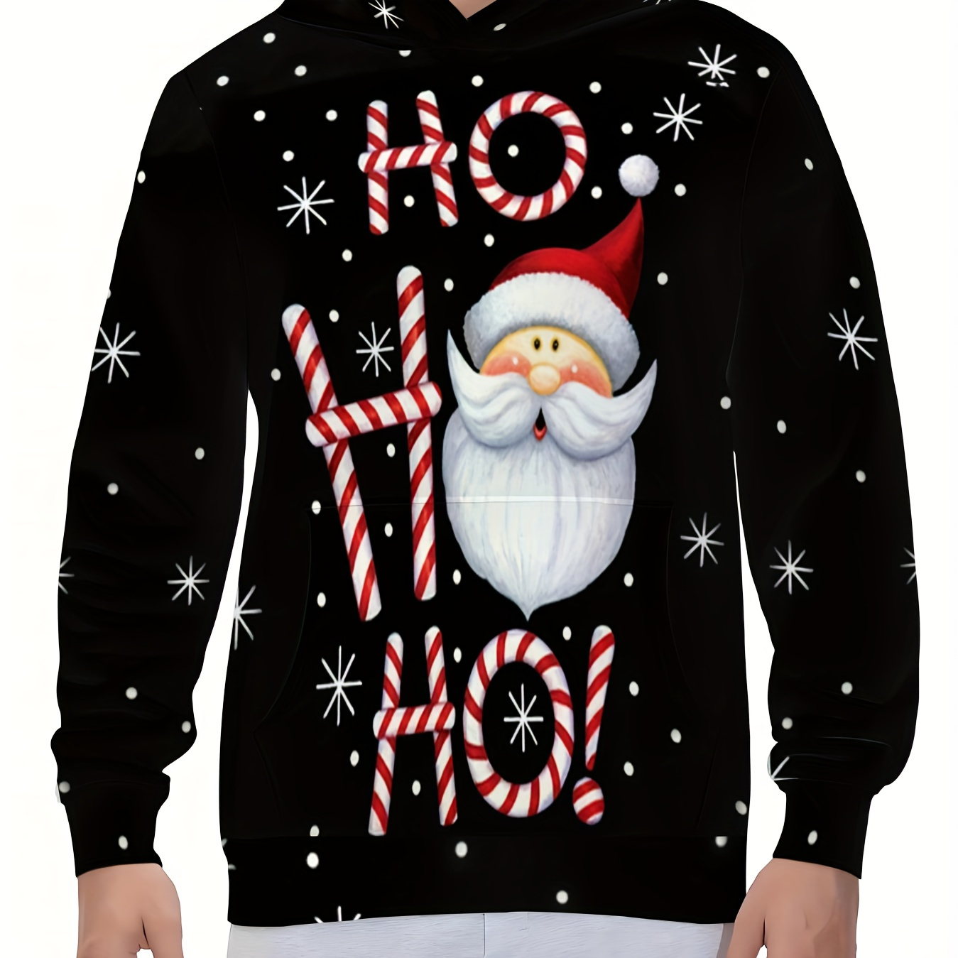 Men's Fashion 3d Digital Print Christmas Santa Hoodie - Polyester 100% Long Sleeve Sweatshirt With Pocket, Plaid Pattern, Hooded Collar, Sports Style, Slight Stretch, Regular Length & Fit, Knit Fabric
Men's Fashion 3d Digital Print Christmas Santa Hoodie - Polyester 100% Long Sleeve Sweatshirt With Pocket, Plaid Pattern, Hooded Collar, Sports Style, Slight Stretch, Regular Length & Fit, Knit Fabric