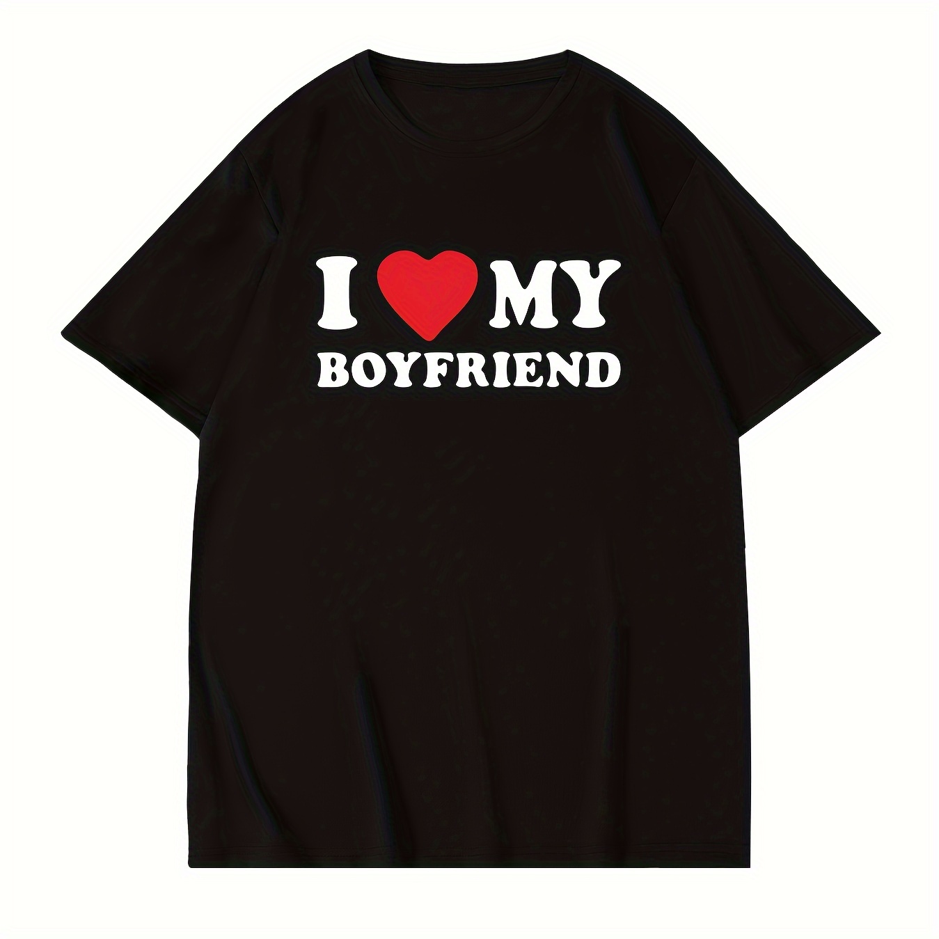 I Love My Boyfriend Print T Shirt, Tees For Men, Casual Short Sleeve T-shirt For Summer
I Love My Boyfriend Print T Shirt, Tees For Men, Casual Short Sleeve T-shirt For Summer