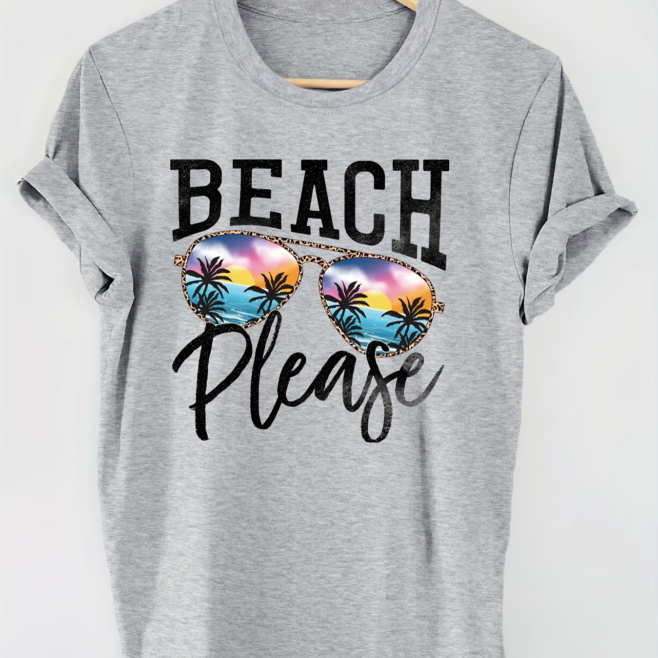 Graphic Print T-shirt, Short Sleeve Crew Neck Casual Top For Summer & Spring, Women's Clothing
Graphic Print T-shirt, Short Sleeve Crew Neck Casual Top For Summer & Spring, Women's Clothing
