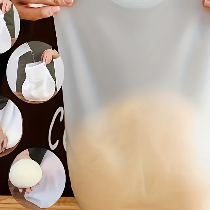 1pc Silicone Kneading Bag For Restaurant, Flour Mixing Bag, Multifunctional Dough Mixing Bag, Suitable For Bread, Pastry, Pizza, Corn Cake, Flour Mixing Bag, Storage Bag, Cooking Tool
1pc Silicone Kneading Bag For Restaurant, Flour Mixing Bag, Multifunctional Dough Mixing Bag, Suitable For Bread, Pastry, Pizza, Corn Cake, Flour Mixing Bag, Storage Bag, Cooking Tool