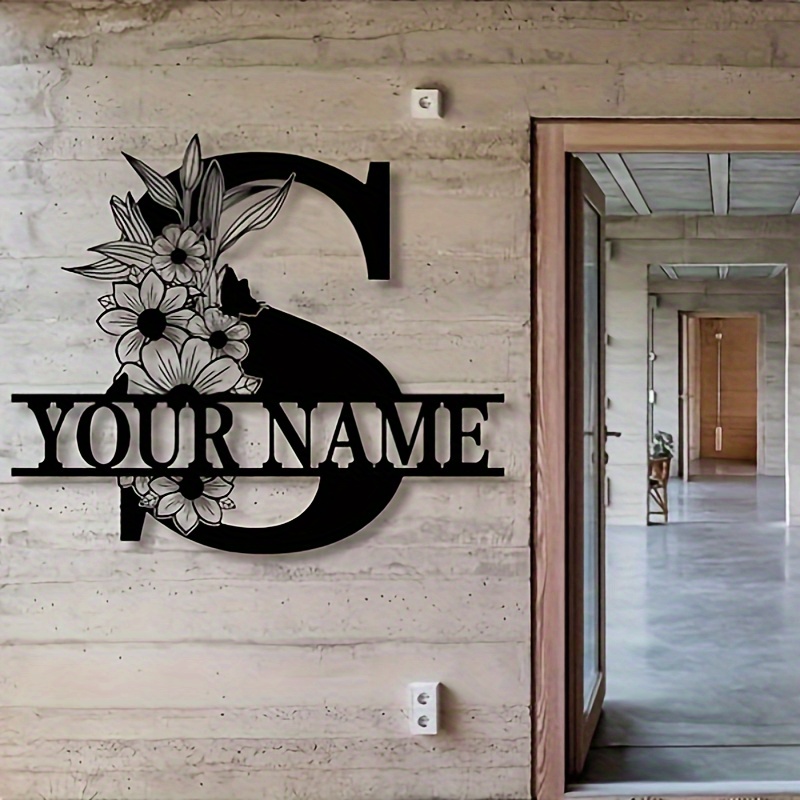 Custom Metal Monogram Name Plaque - Personalized Split Letter Wall Art, Indoor Home Decor, Family Last Name Sign, Without Electricity - Ideal Housewarming Gift
Custom Metal Monogram Name Plaque - Personalized Split Letter Wall Art, Indoor Home Decor, Family Last Name Sign, Without Electricity - Ideal Housewarming Gift