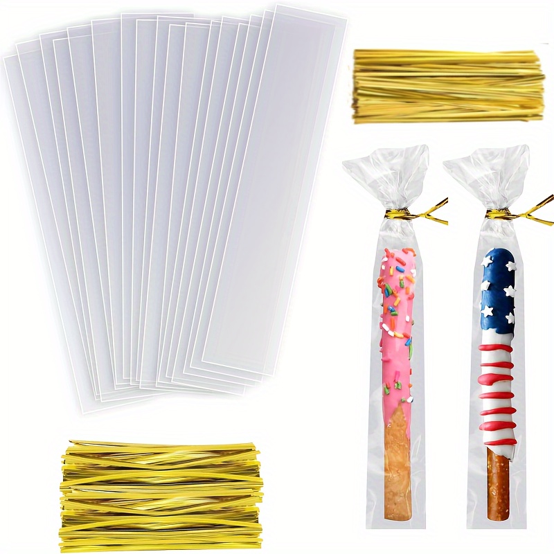 300 sachets transparents en cellophane avec attaches dorées, 5,5 cm x - Emballage plastique polyvalent pour cadeaux de fête, biscuits, bonbons et présentoirs à bijoux
300 sachets transparents en cellophane avec attaches dorées, 5,5 cm x - Emballage plastique polyvalent pour cadeaux de fête, biscuits, bonbons et présentoirs à bijoux