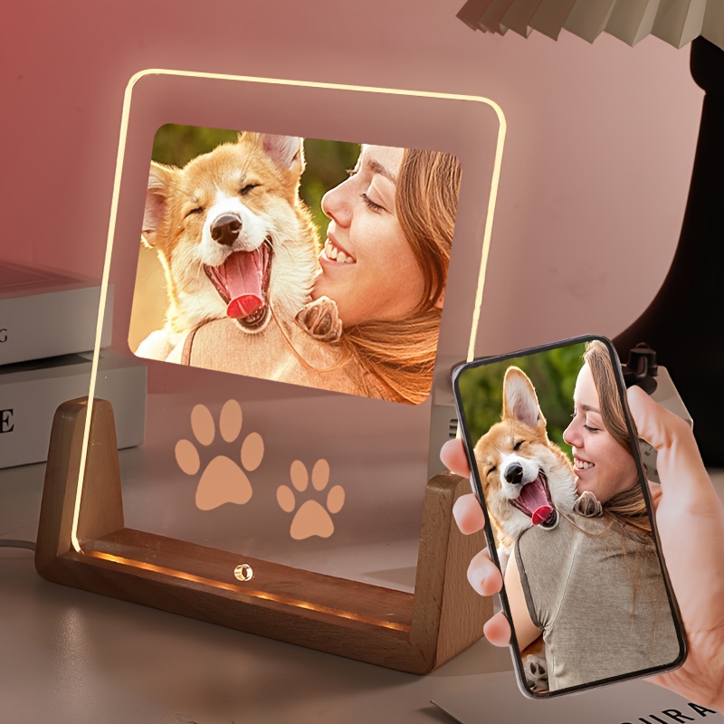 Custom Acrylic Pet Photo Frame - Personalized Memorial Picture Display, Diy Wall Or Desk Decor, Elegant For
Custom Acrylic Pet Photo Frame - Personalized Memorial Picture Display, Diy Wall Or Desk Decor, Elegant For