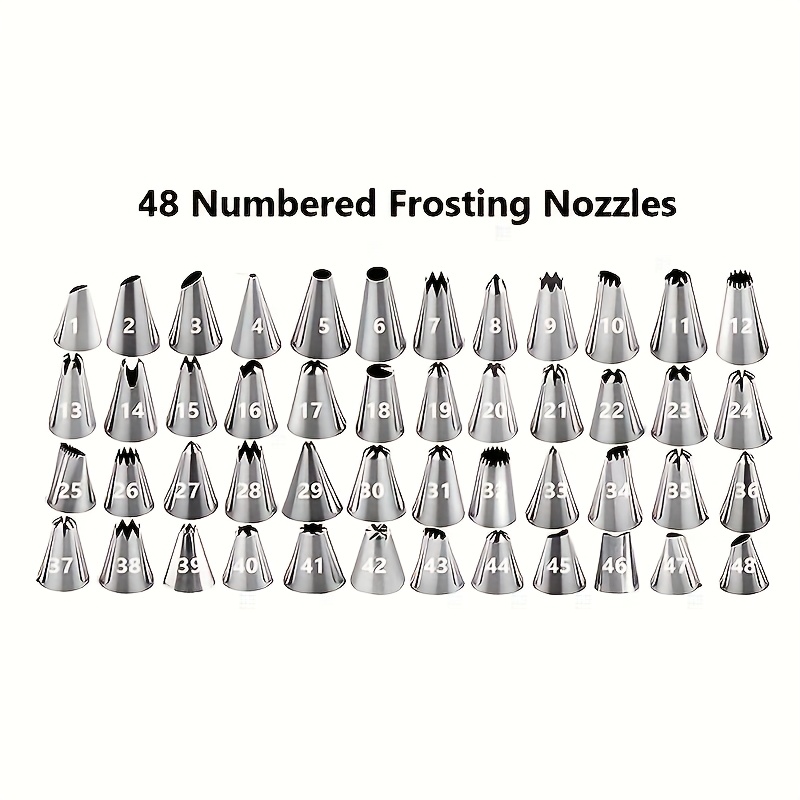 48pcs Stainless Steel Flower Mouth Cream Flower Mouth Cake Flower Mouth Dissolving Bean Cookie Rose Flower Small Flower Mouth Flower Tool
48pcs Stainless Steel Flower Mouth Cream Flower Mouth Cake Flower Mouth Dissolving Bean Cookie Rose Flower Small Flower Mouth Flower Tool