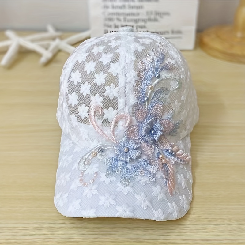 Fashionable Lace Baseball Cap Breathable Casual Dad Hat Outdoor Casual Versatile Sunshade Hats For Women
Fashionable Lace Baseball Cap Breathable Casual Dad Hat Outdoor Casual Versatile Sunshade Hats For Women
