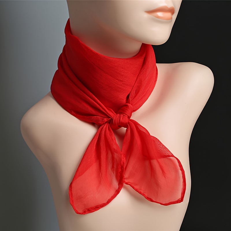 Sophisticated Wrap, Elegant Solid Color Chiffon Square Scarf For Women - , Dust-proof & Fashion Accessory
Sophisticated Wrap, Elegant Solid Color Chiffon Square Scarf For Women - , Dust-proof & Fashion Accessory
