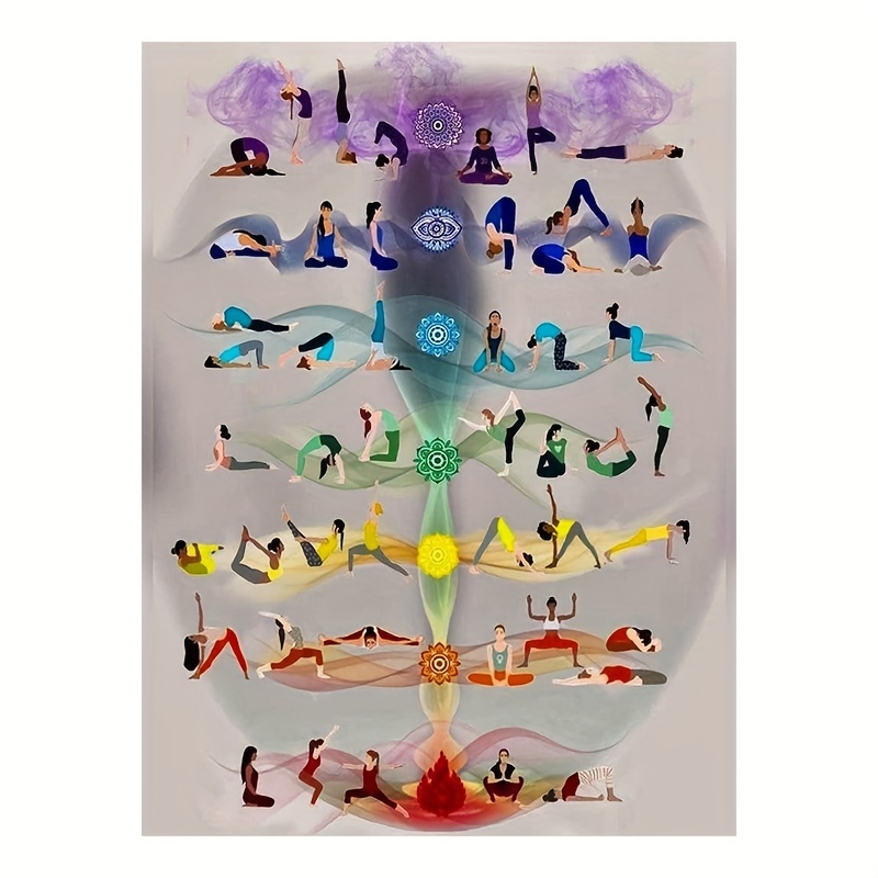 Room Decor 1pc Chakra Yoga Poses Canvas Art Print - 12x16 Inch Contemporary Wall Decor For , Balance & Chakra System Poster, Ready-to-hang Art Deco For Bedroom, Living Room - Ideal Gift
Room Decor 1pc Chakra Yoga Poses Canvas Art Print - 12x16 Inch Contemporary Wall Decor For , Balance & Chakra System Poster, Ready-to-hang Art Deco For Bedroom, Living Room - Ideal Gift